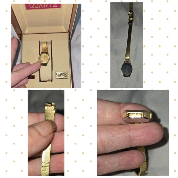 Seiko Gold Quartz Watch Vintage - Picture 4 of 13